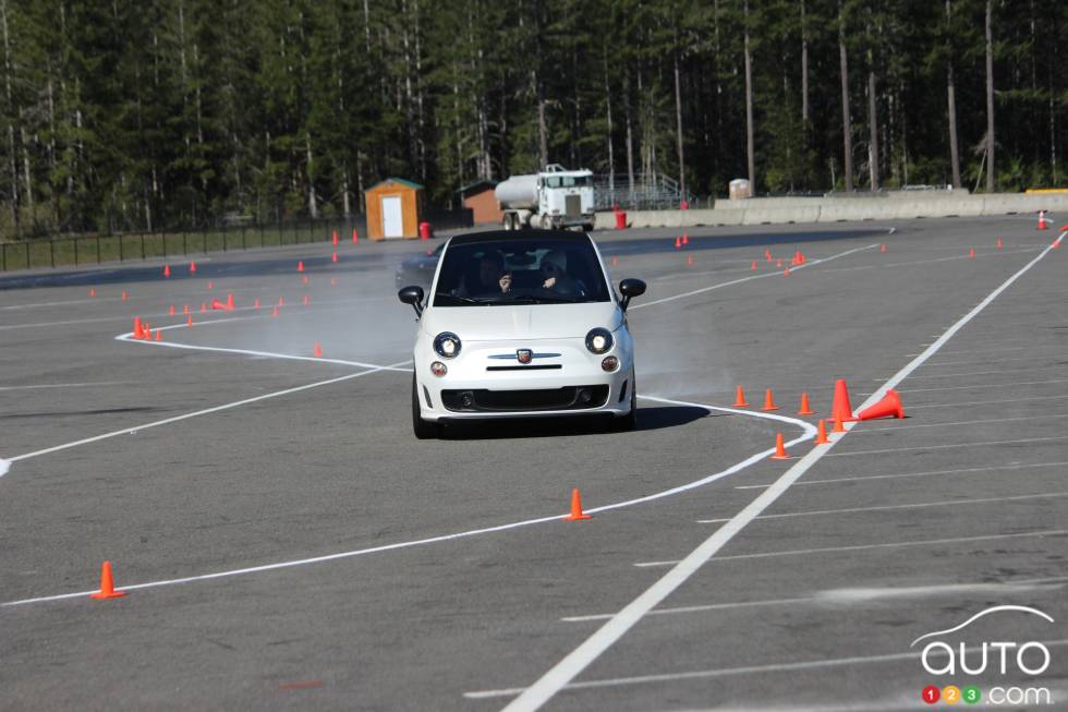 We take to the track with the 2019 Fiat Abarh 124 and Abarth 500 