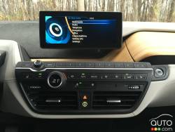 Console centrale de la BMW i3 2016