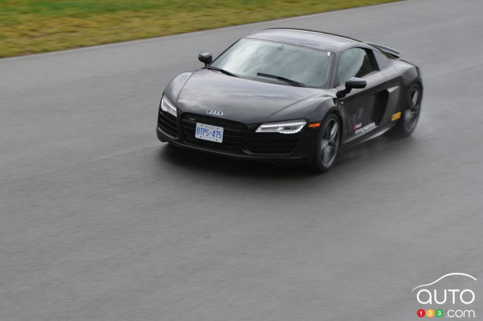 front 3/4 action view