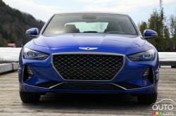 Front view of the 2019 Genesis-G70-2.0T-Sport-RWD