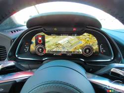 Instrumentation de l'Audi R8 2016