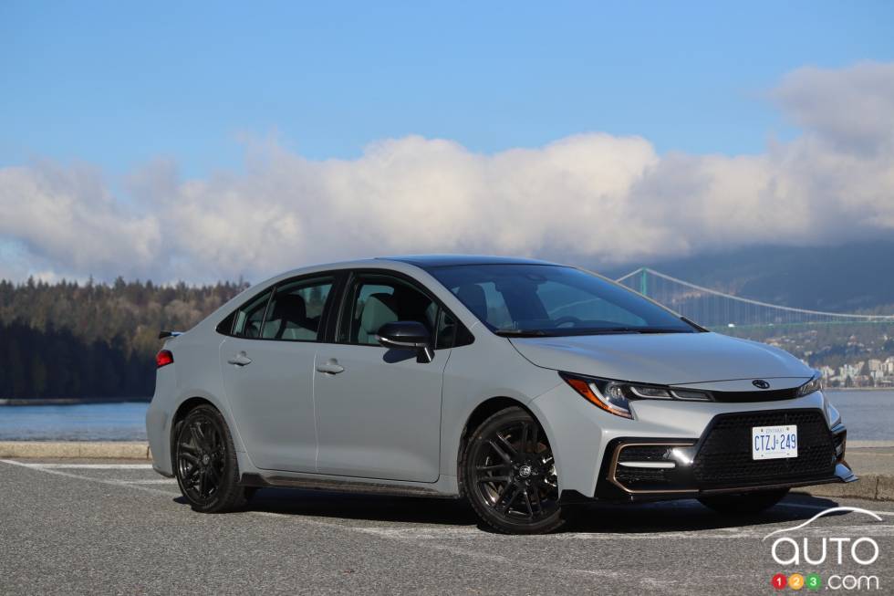 Nous conduisons la Toyota Corolla Apex 2022