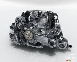 2017 Porsche 911 engine