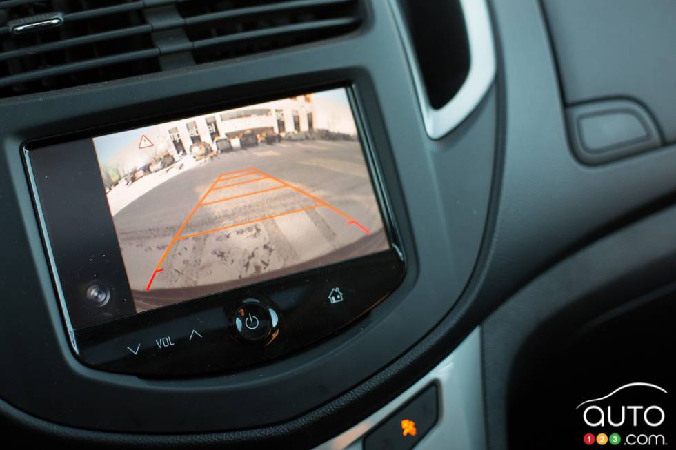 Rear view camera screen