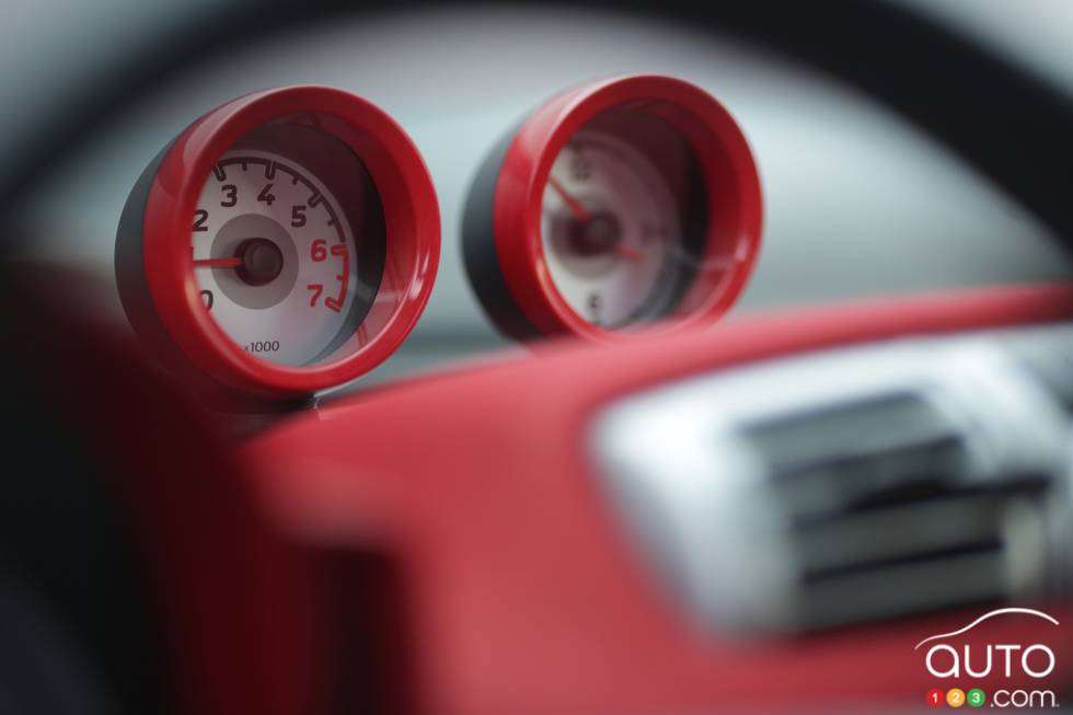 Gauges on the dashboard