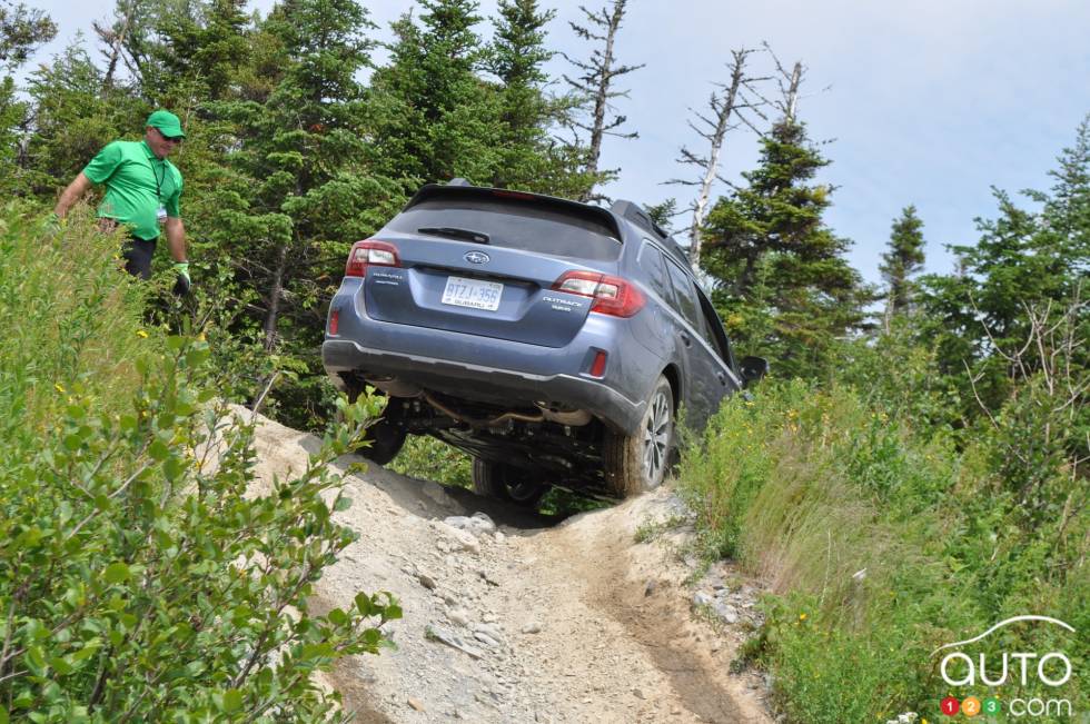 vue de derrière en action