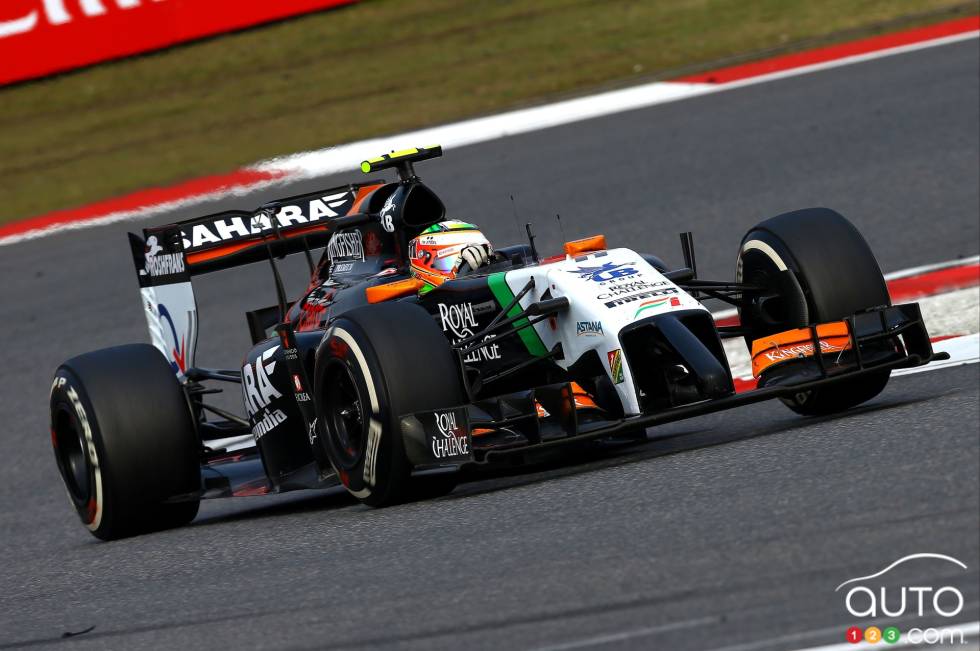 Sergio Perez, Sahara Force India Formula One Team.