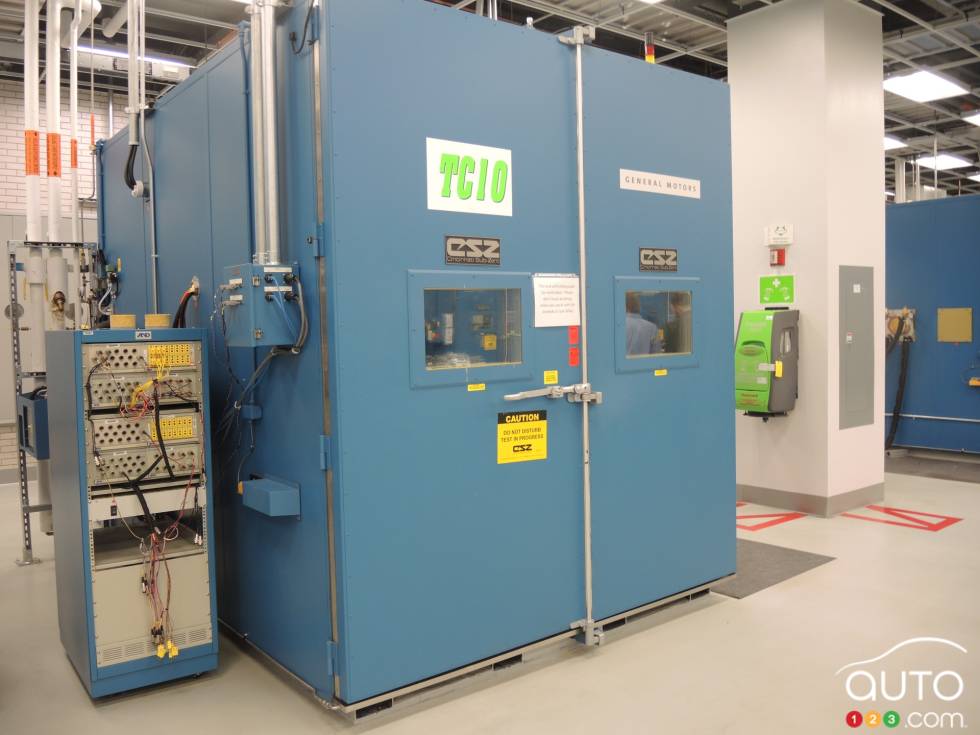 The laboratory includes 18 environmental rooms.