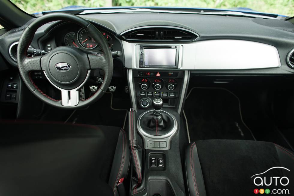 Dashboard and front seats