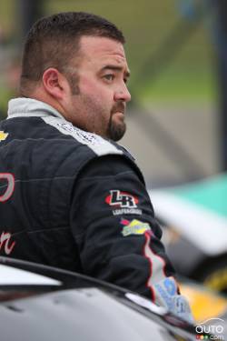 Paul Jean, BFI Canada Chevrolet before qualifying