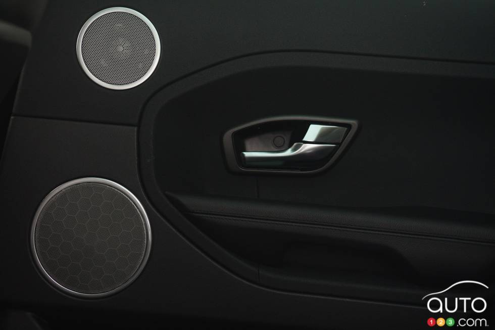 Speakers in the door panel