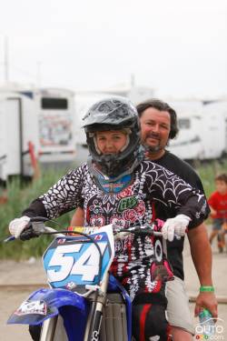 Vanessa in action at X-Town in MIrabel, Quebec.