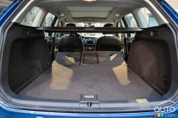 Trunk with seats folded down
