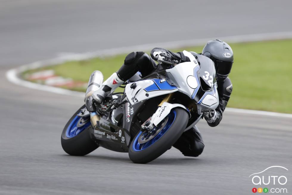 front 3/4 action view