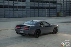 2017 Dodge Challenger T/A 392 rear 3/4 view