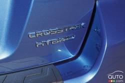 2016 Subaru Crosstrek Hybrid model badge