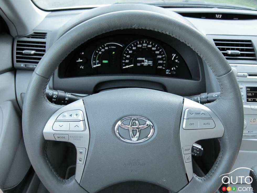 Steering wheel with controls