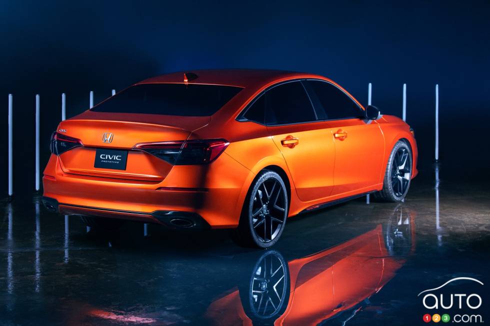 Voici le prototype Honda Civic 2022