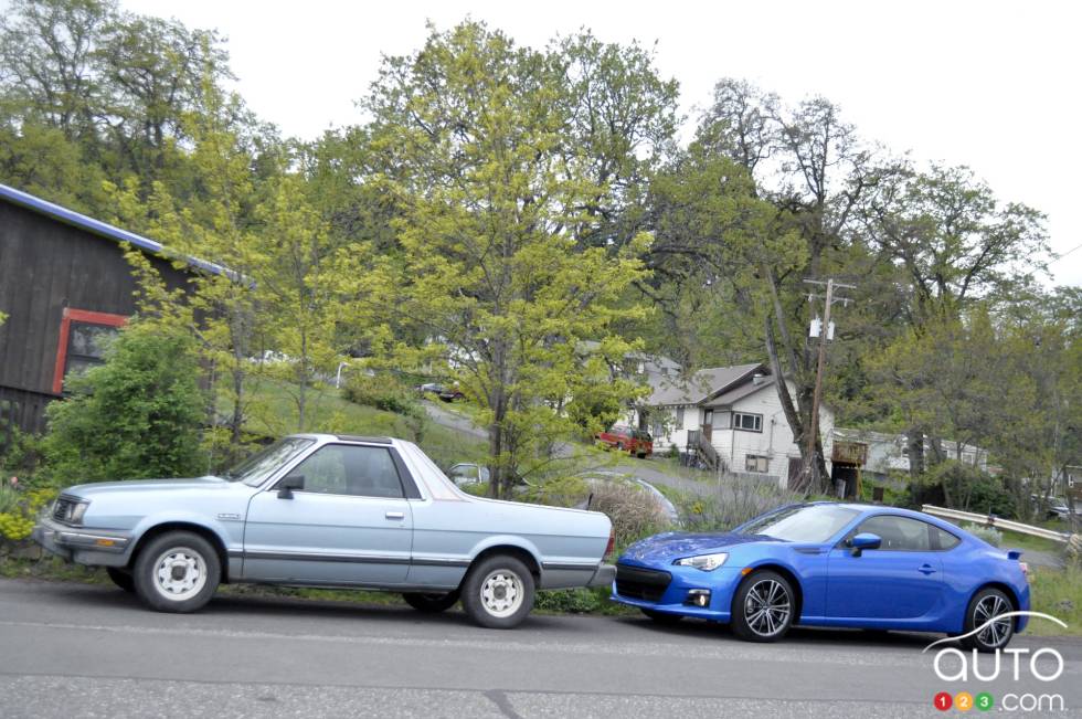 Left side view, away