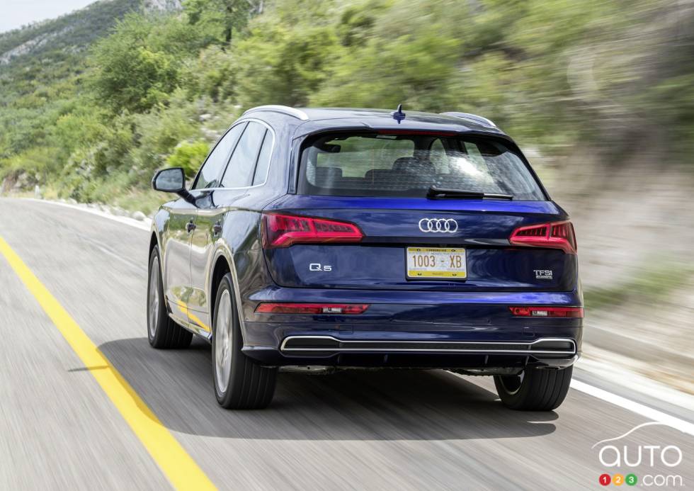 Rear view of the Q5