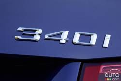 Écusson du modèle de la BMW 340i 2016