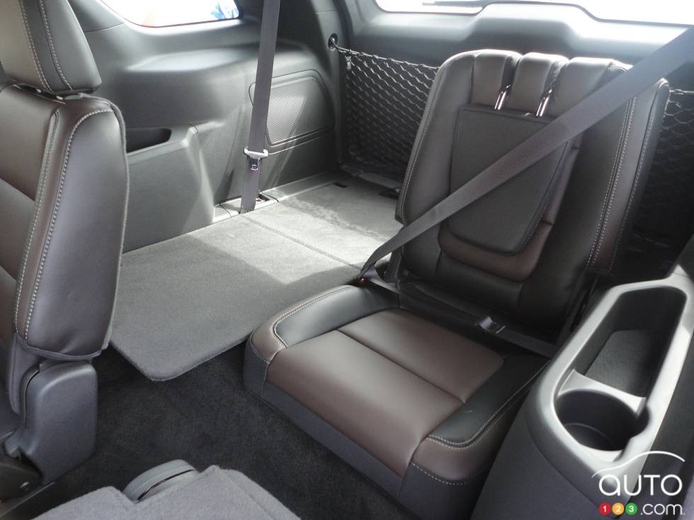 Banquette de troisième rangée rabattable 50/50