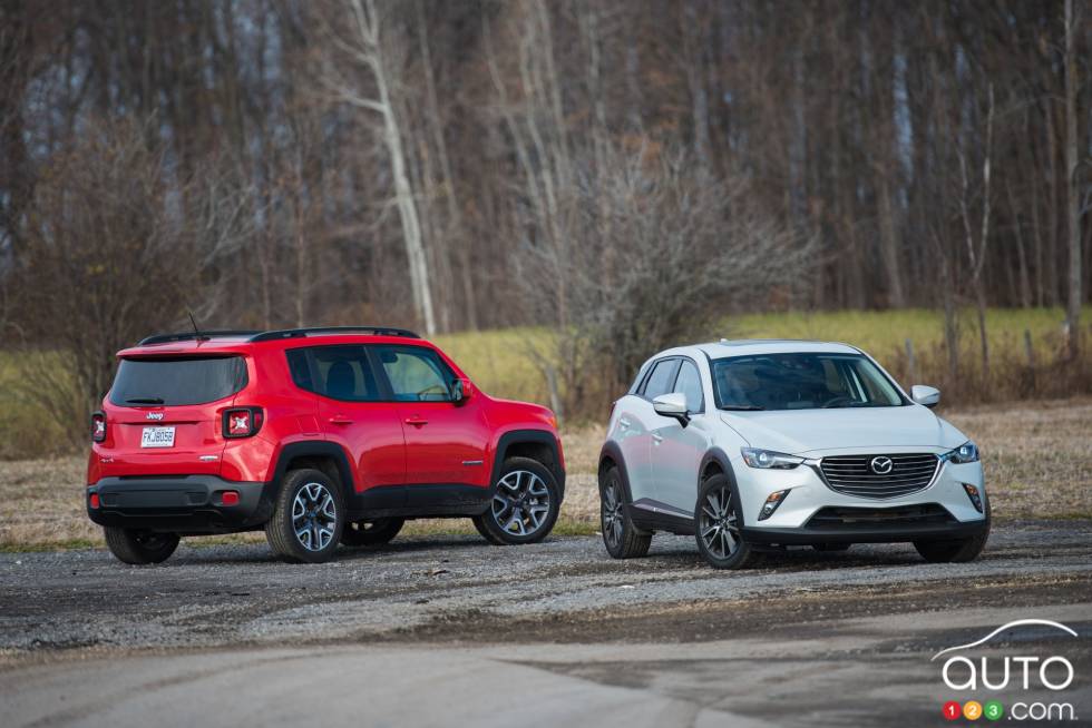 Photos du Comparatif des véhicules multisegments compact 2016