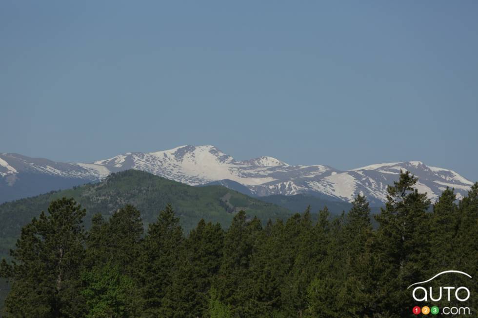 vue des montagnes du Colorado