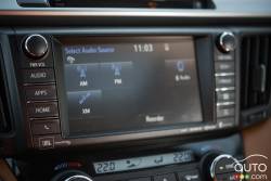 2016 Toyota Rav4 AWD limited infotainement controls