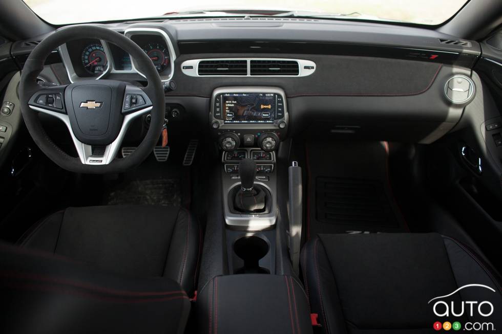 Dashboard and front seats