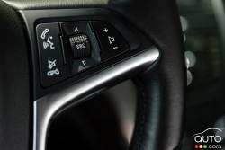Steering wheel mounted audio controls