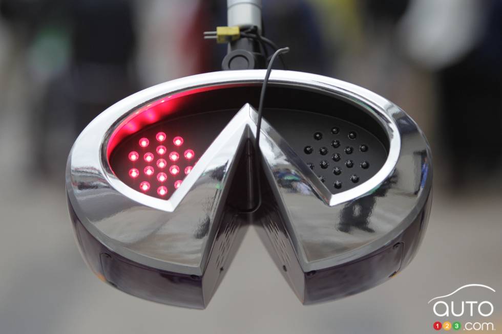 Lumière de puits de l'équipe Infiniti Red Bull Racing.