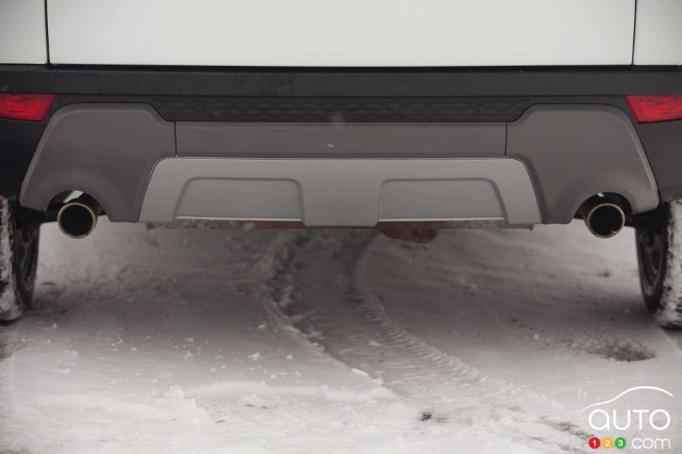 Détails du parechoc arrière