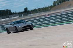 2015 Aston Martin V12 Vantage S on track