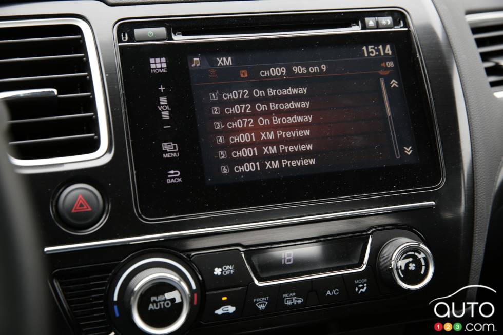 center console détails