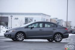 Vue du côté gauche