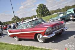 1957 Plymouth Belvedere front 3/4 view