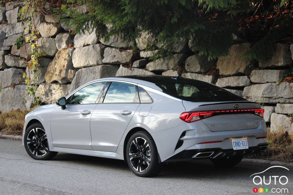 We drive the 2021Kia K5 GT-Line