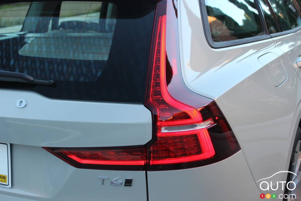 Rear headlight of the V60
