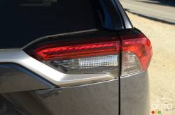Rear headlight of the 2019 Toyota RAV4 Limited