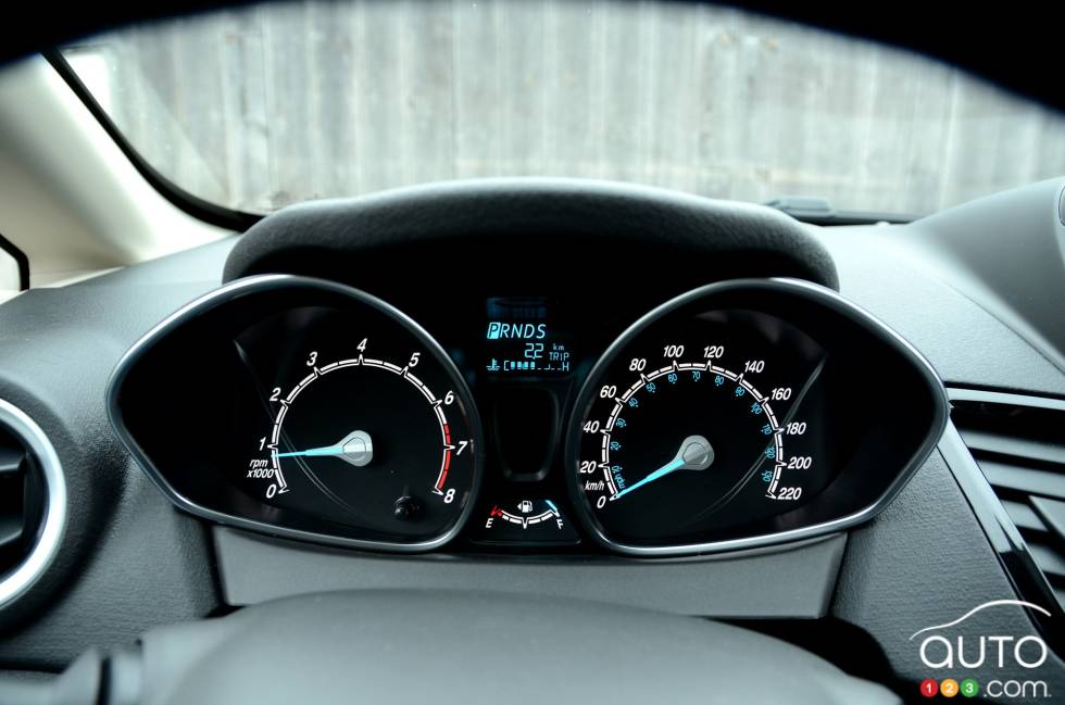 Instrumentation de la Ford Fiesta SE 2016