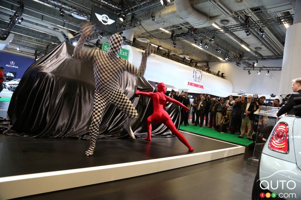 Unveiling of the 2013 MINI Paceman. 