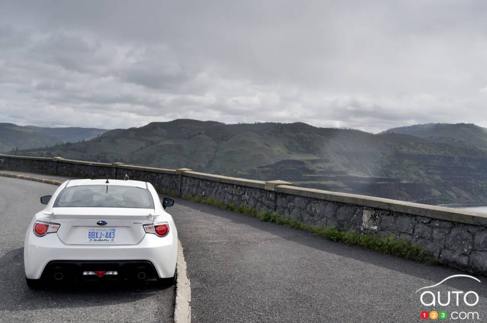 Rear view, white model