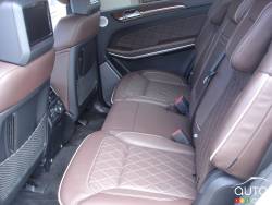 Rear seats, brown leather