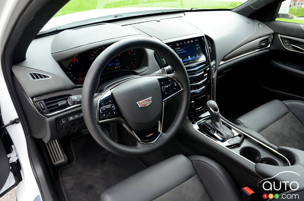 2016 Cadillac ATS-V cockpit