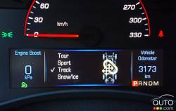 2016 Cadillac ATS V Coupe driving mode controls