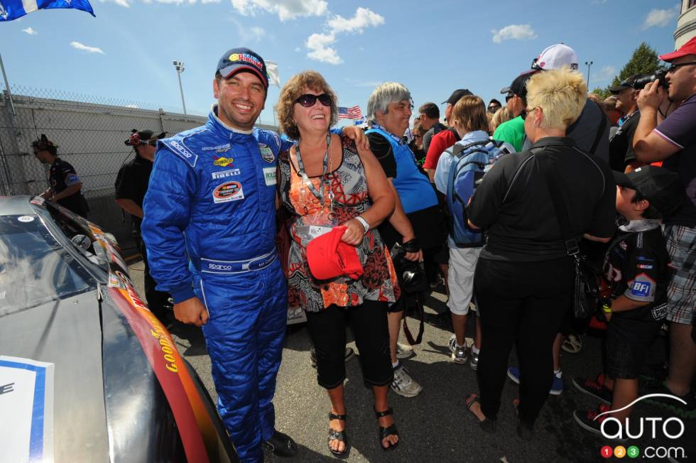 Marc-Antoine Camirand, Lucas Oil Chevrolet lors de la séance d'autographes