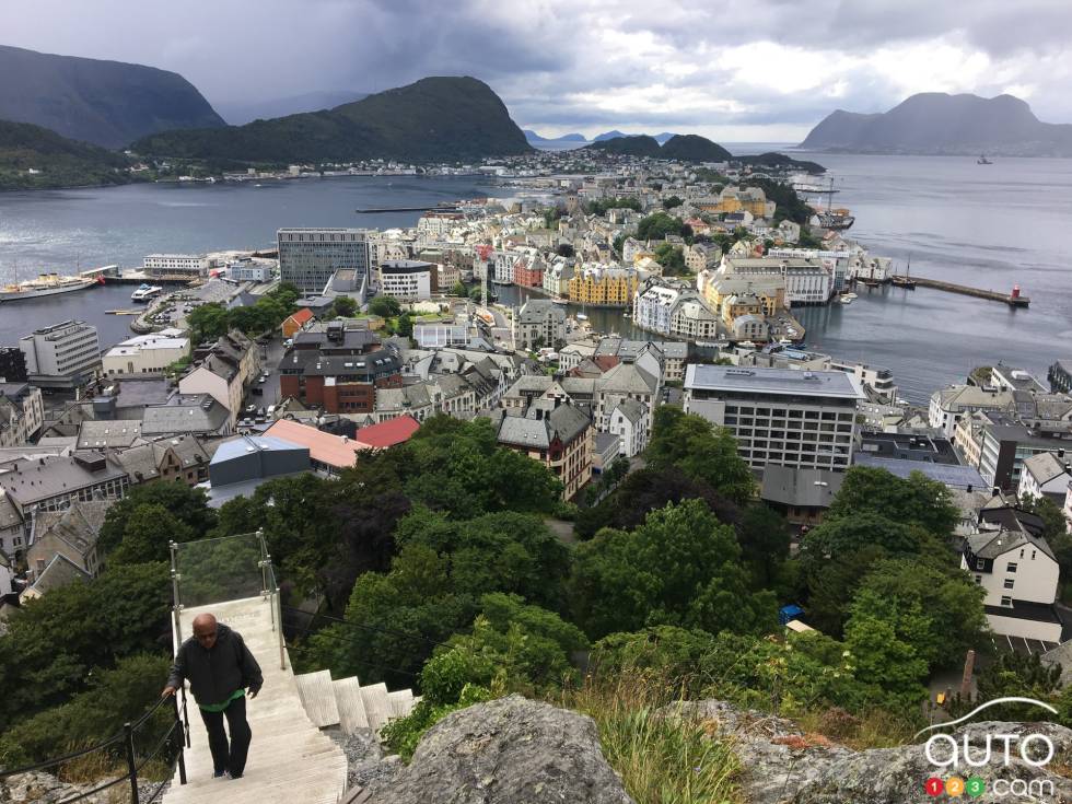 Paysage de la Norvège