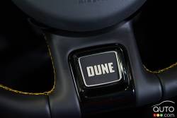 Détail volant de la Volkswagen Beetle Dune 2016