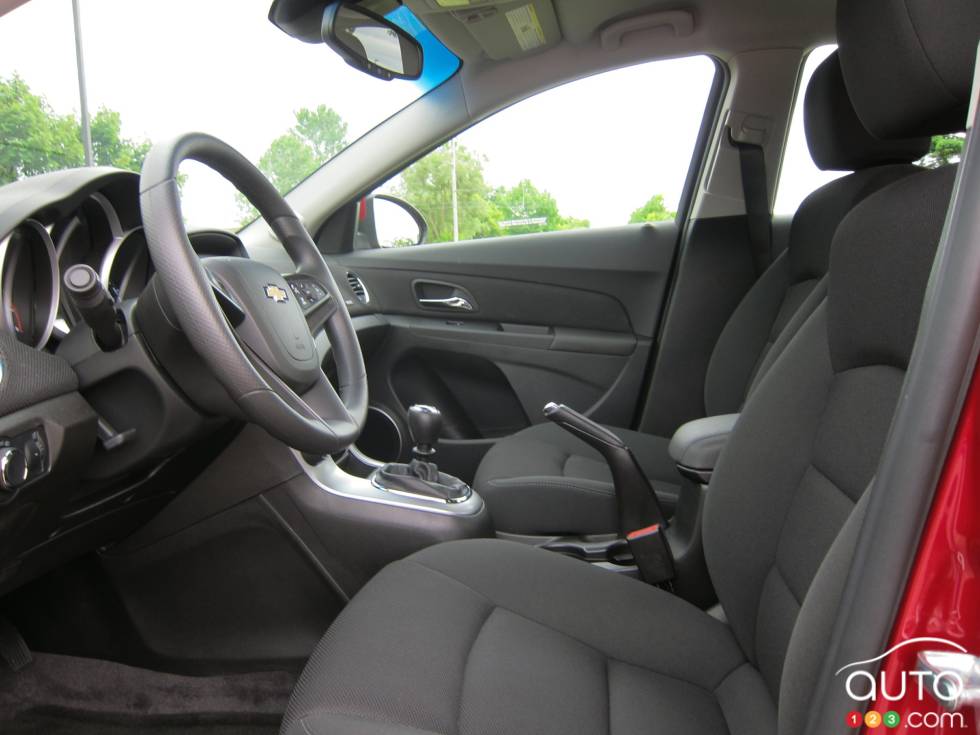 Dashboard and front seats